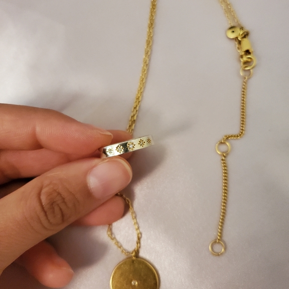 Madewell necklace and Shashi Ring - Picture 2 of 6